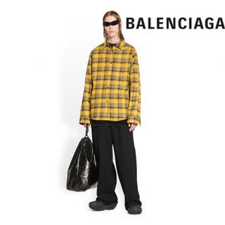 バレンシアガ(Balenciaga)の新品 バレンシアガ BALENCIAGA リバーシブル チェックシャツ S(シャツ)