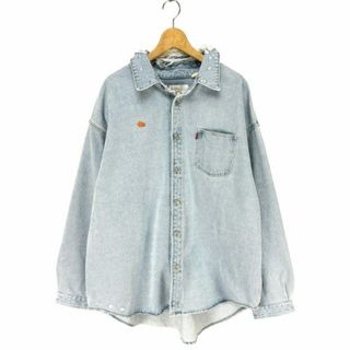 リーバイス(Levi's)のリーバイス Levi's ×ERL デニムオーバーシャツ XXL 青(シャツ)