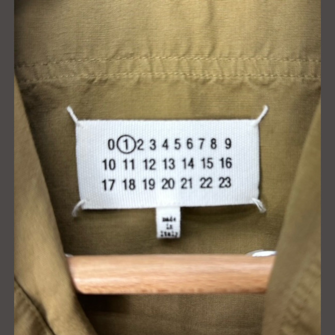 Maison Martin Margiela(マルタンマルジェラ)のメゾンマルジェラ 22SS 長袖シャツ Shirts 36 カーキ  レディースのトップス(シャツ/ブラウス(長袖/七分))の商品写真