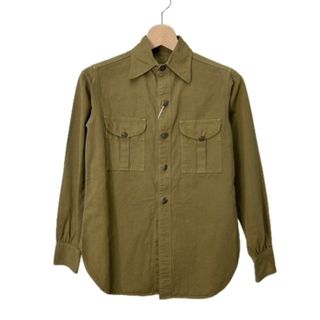 マルタンマルジェラ(Maison Martin Margiela)のメゾンマルジェラ 22SS 長袖シャツ Shirts 36 カーキ (シャツ/ブラウス(長袖/七分))