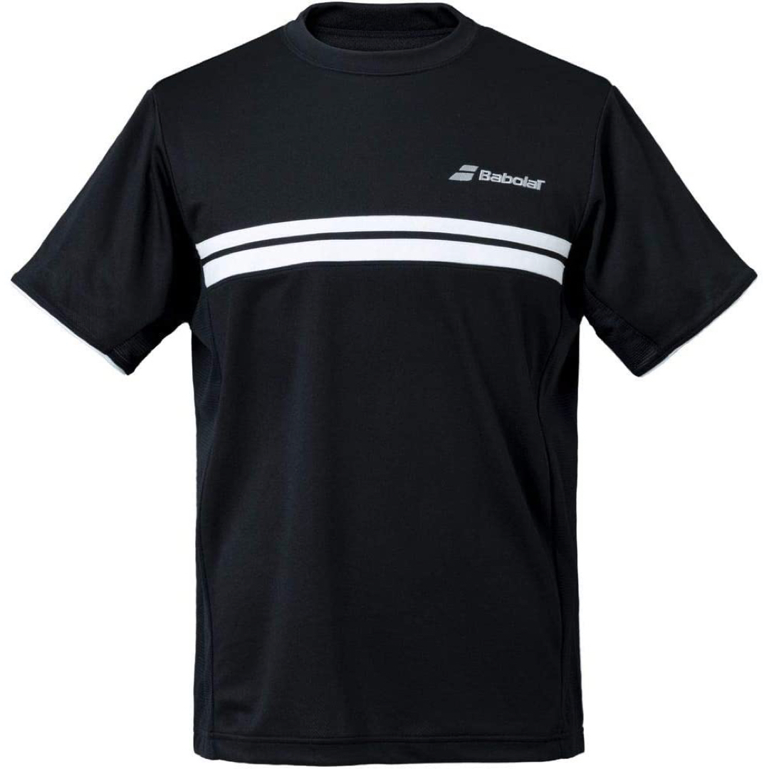 Babolat(バボラ)のBabolat バボラ テニスウェア 半袖Tシャツ BUG1304黒メンズM新品 スポーツ/アウトドアのテニス(ウェア)の商品写真