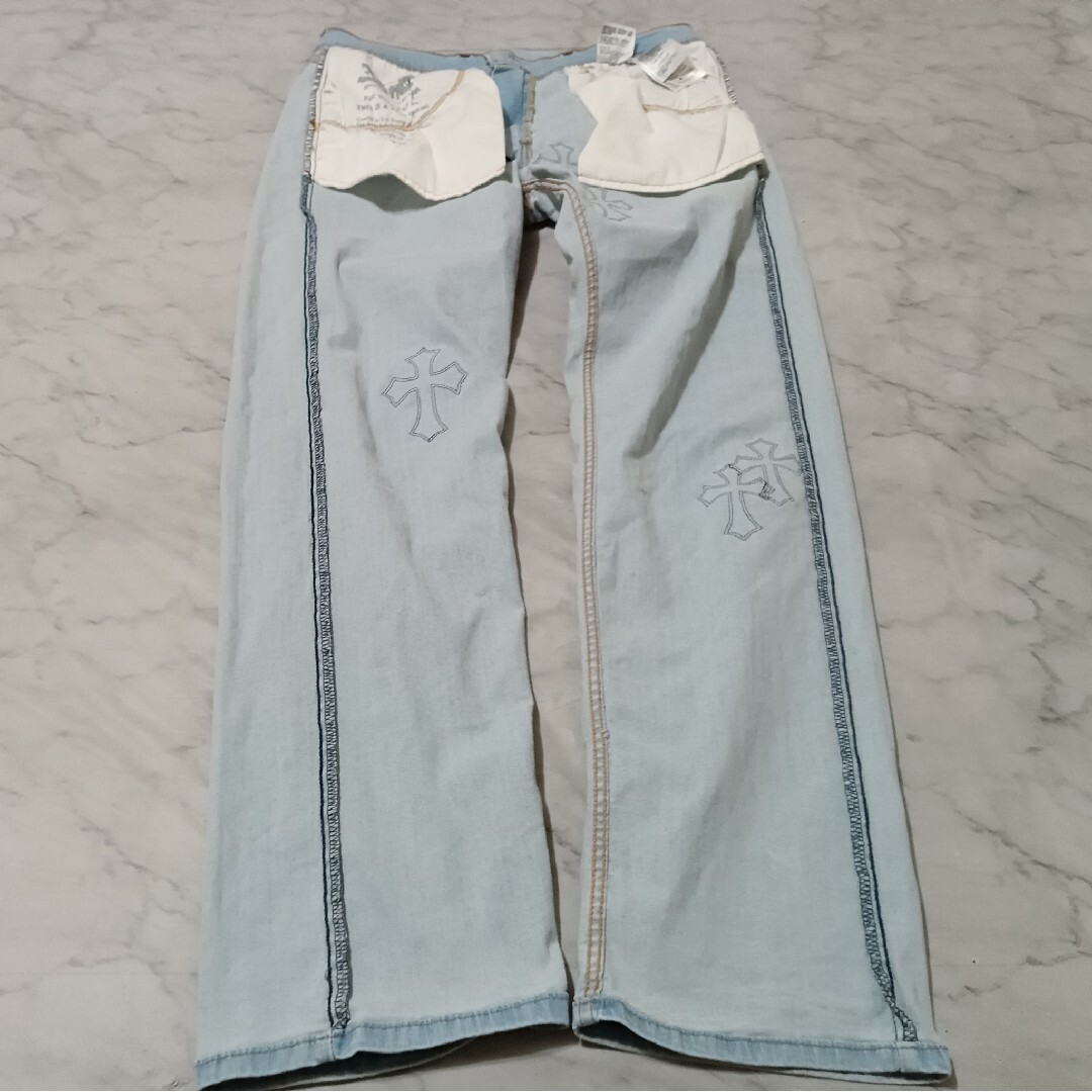 Chrome Hearts(クロムハーツ)のLevi's 505（W32 / 80cm）クロスパッチカスタム メンズのパンツ(デニム/ジーンズ)の商品写真