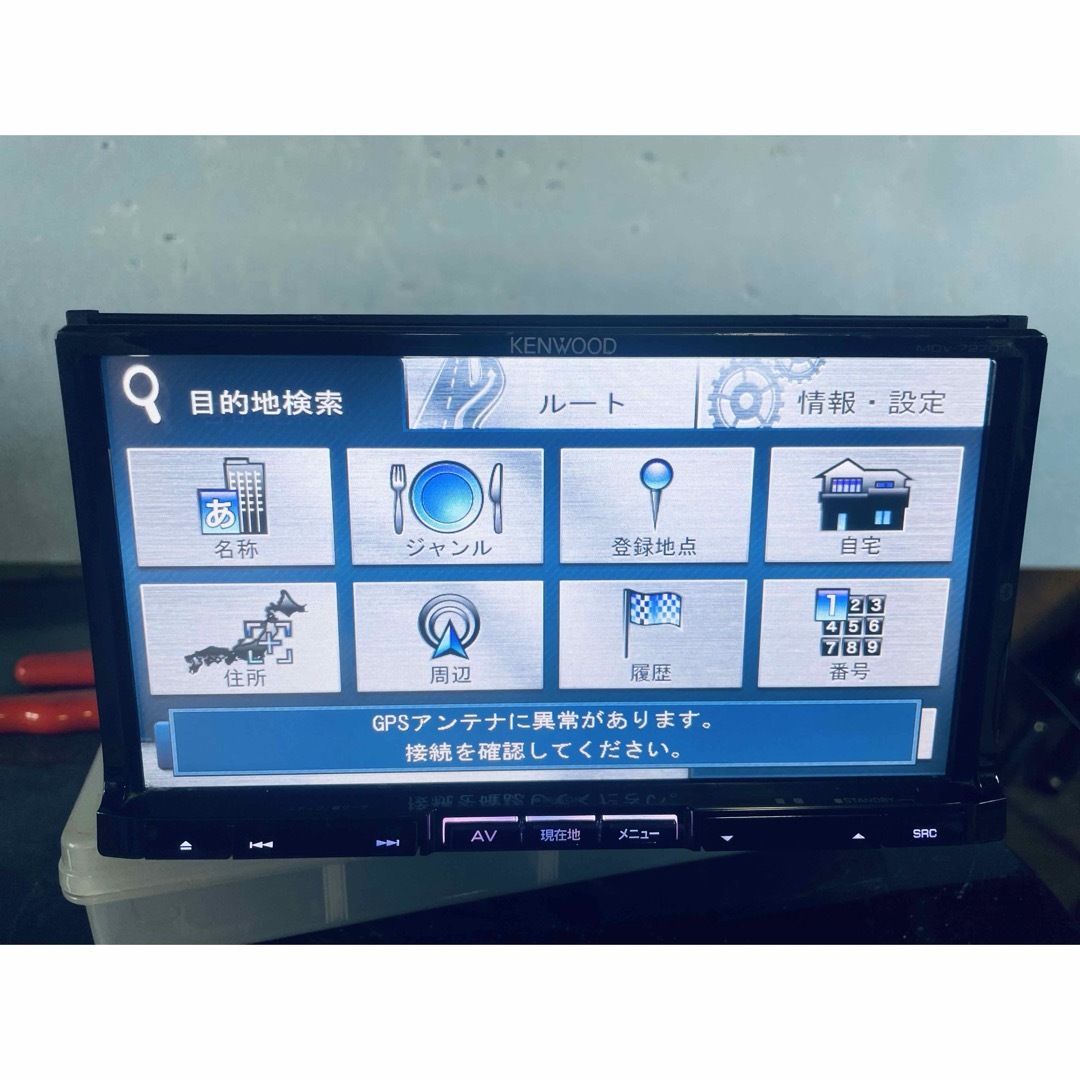 Bluetooth搭載ケンウッドフルセグナビMDV727 DT新品バックカメラ Bluetooth搭載ケンウッドフルセグナビMDV727 DT新品バックカメラ