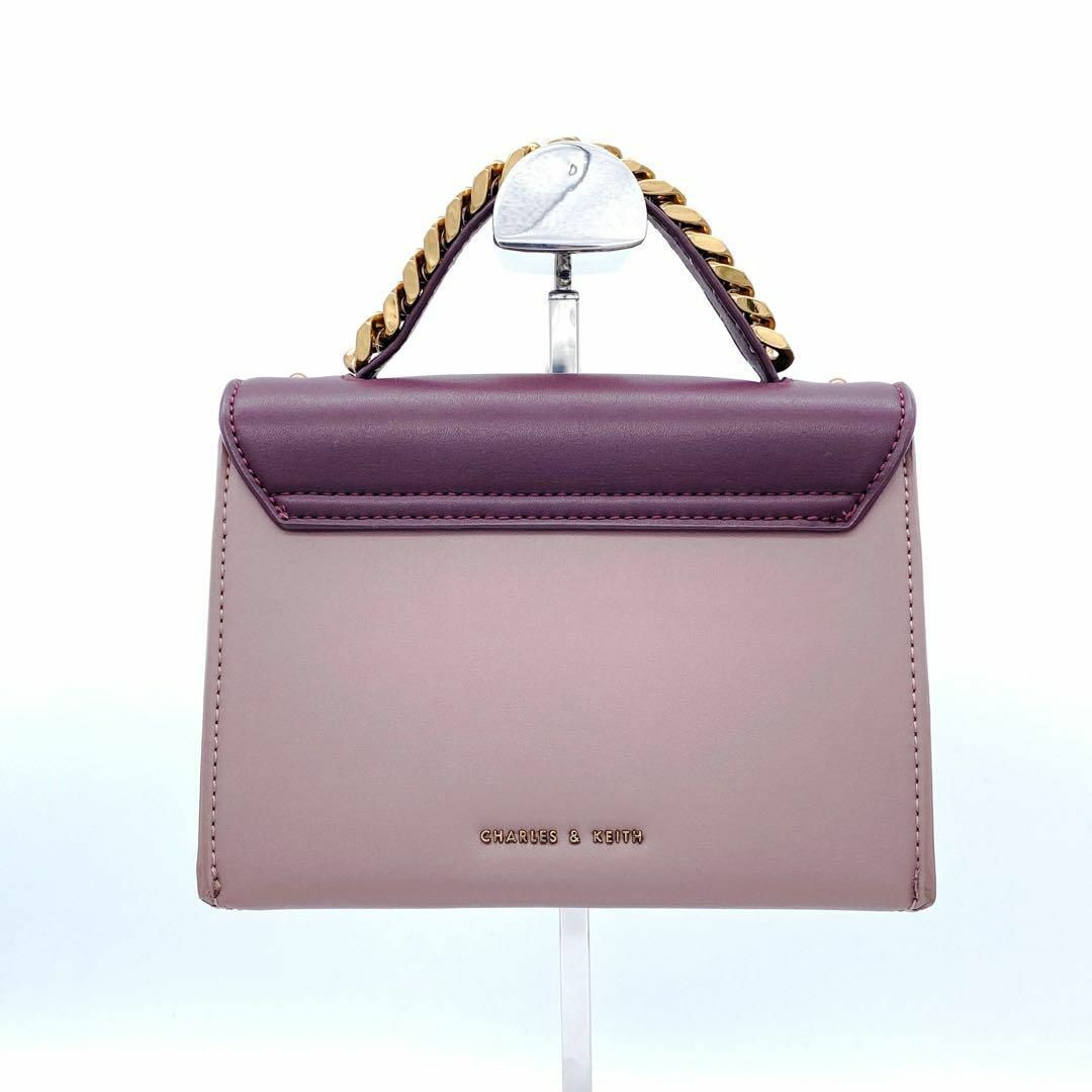 Charles and Keith(チャールズアンドキース)の【日本未入荷】チャールズ＆キース トップハンドルバッグ ボウディテールバッグ レディースのバッグ(ショルダーバッグ)の商品写真