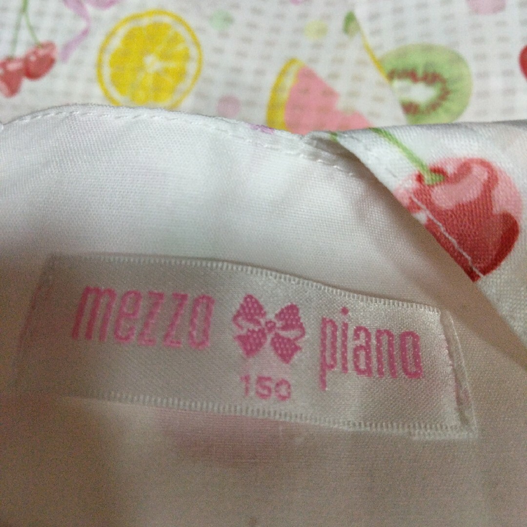 mezzo piano junior - MezzoPianoJuniorフルーツ柄ワンピース150 mezzo piano junior - MezzoPianoJuniorフルーツ柄ワンピース150