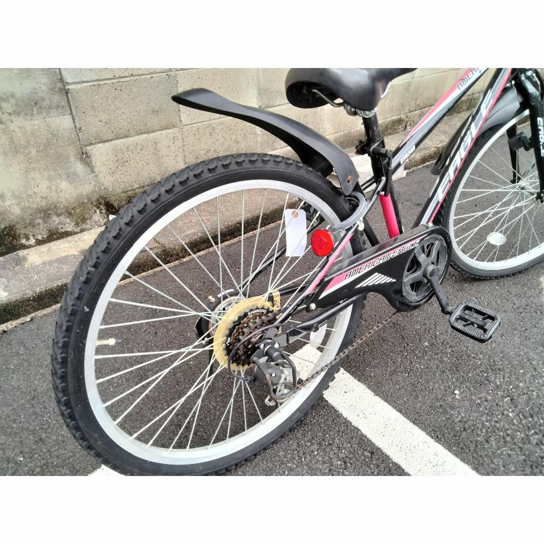 (No 0307-2)AMERICAN EAGLE 24インチ ブラック スポーツ/アウトドアの自転車(自転車本体)の商品写真