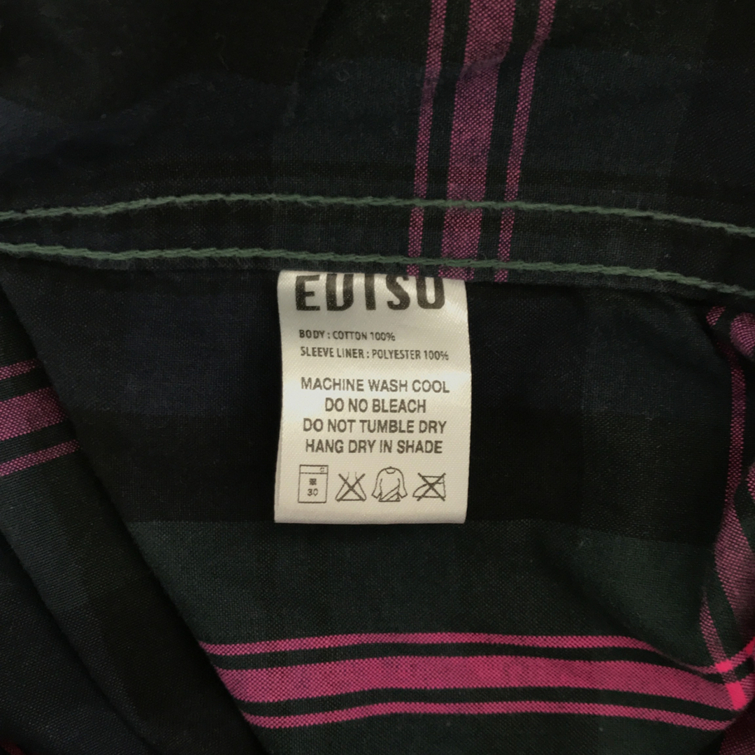EVISU(エビス)のEVISU チェック柄 スイングトップ ジャケット ジップブルゾン 日本製 38 メンズのジャケット/アウター(ブルゾン)の商品写真