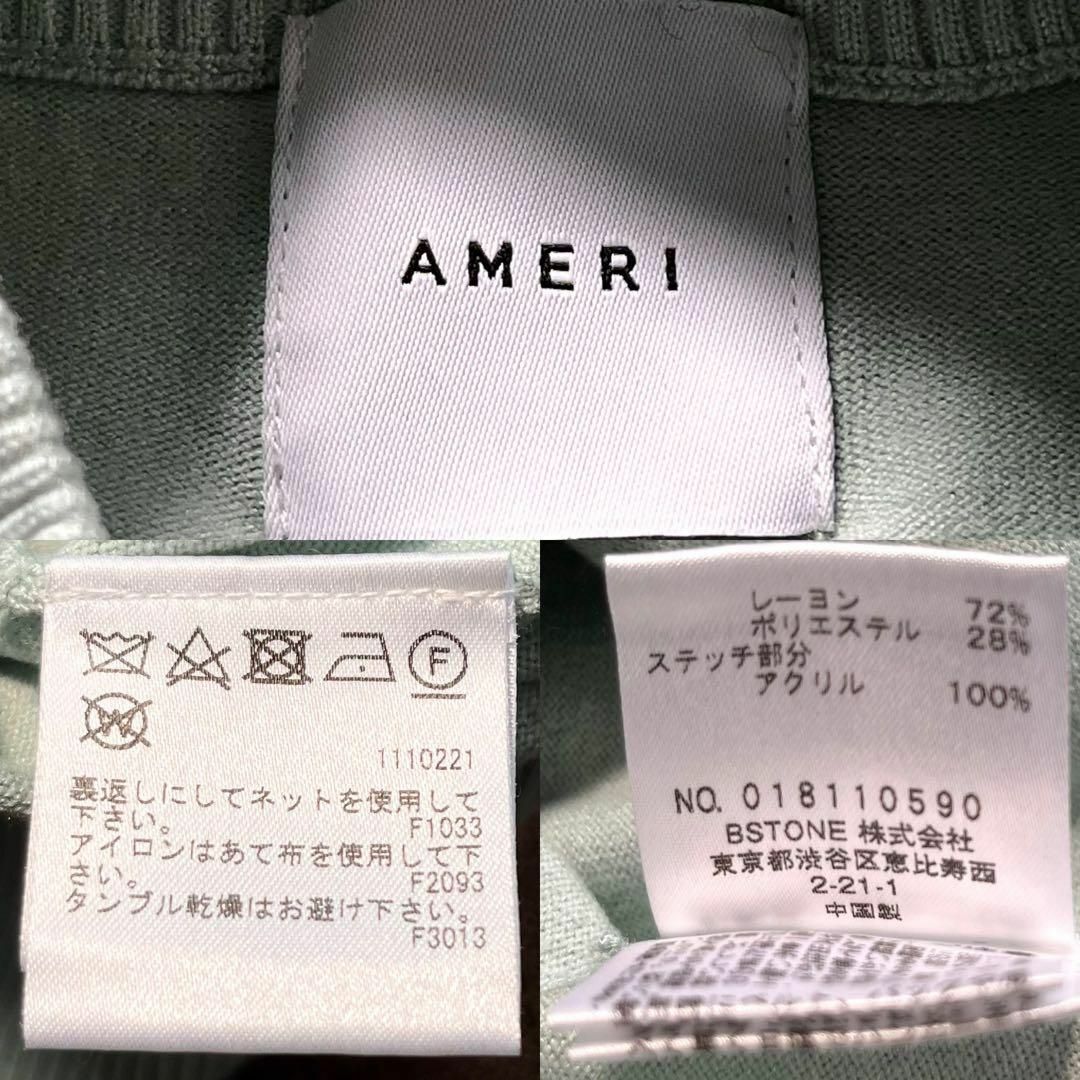 Ameri VINTAGE(アメリヴィンテージ)のAMERI  STITCH CHIBI KNIT　クロップド　セーター レディースのトップス(ニット/セーター)の商品写真