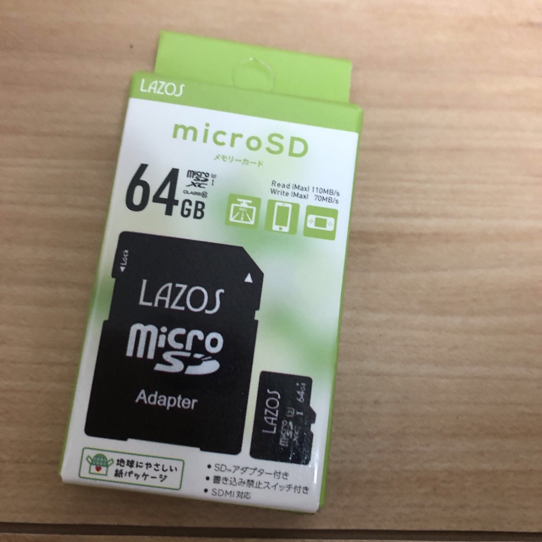 新品　micro SDカード　64GB U3  任天堂スイッチ対応 スマホ/家電/カメラのPC/タブレット(その他)の商品写真