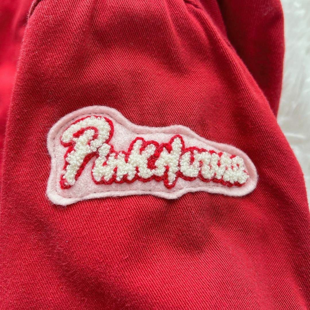 PINK HOUSE(ピンクハウス)のピンクハウス ブルゾン Pロゴ バックロゴ ワッペン MA1 レディースのジャケット/アウター(ブルゾン)の商品写真