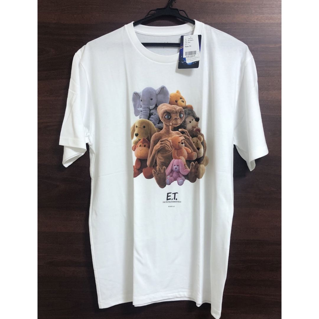 Design Tshirts Store graniph(グラニフ)の未使用タグ付 グラニフ 映画E.T.コラボ Tシャツ ① L メンズのトップス(Tシャツ/カットソー(半袖/袖なし))の商品写真