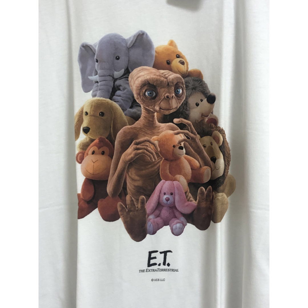 Design Tshirts Store graniph(グラニフ)の未使用タグ付 グラニフ 映画E.T.コラボ Tシャツ ① L メンズのトップス(Tシャツ/カットソー(半袖/袖なし))の商品写真