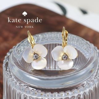 ケイトスペードニューヨーク(kate spade new york)の【新品♠️本物】ケイトスペード ディスコパンジー レバーバックピアス(ピアス)