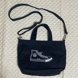 コンバース(CONVERSE)の新品　未使用　コンバース　プリント　ショルダー　トートバッグ(トートバッグ)