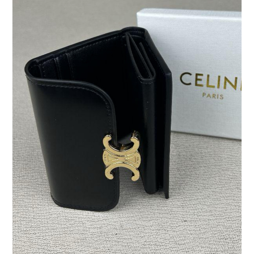 celine(セリーヌ)のかとう様専用CELINE ブラック 三つ折り財布 レディースのファッション小物(財布)の商品写真