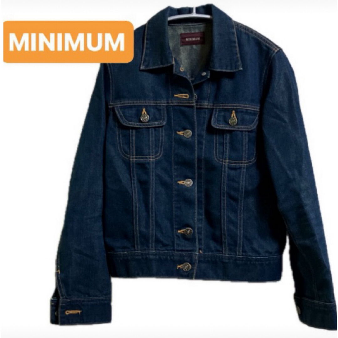 MINIMUM(ミニマム)のMINIMUM  デニムジャケット ジャケット　ジージャン　可愛い レディースのジャケット/アウター(Gジャン/デニムジャケット)の商品写真