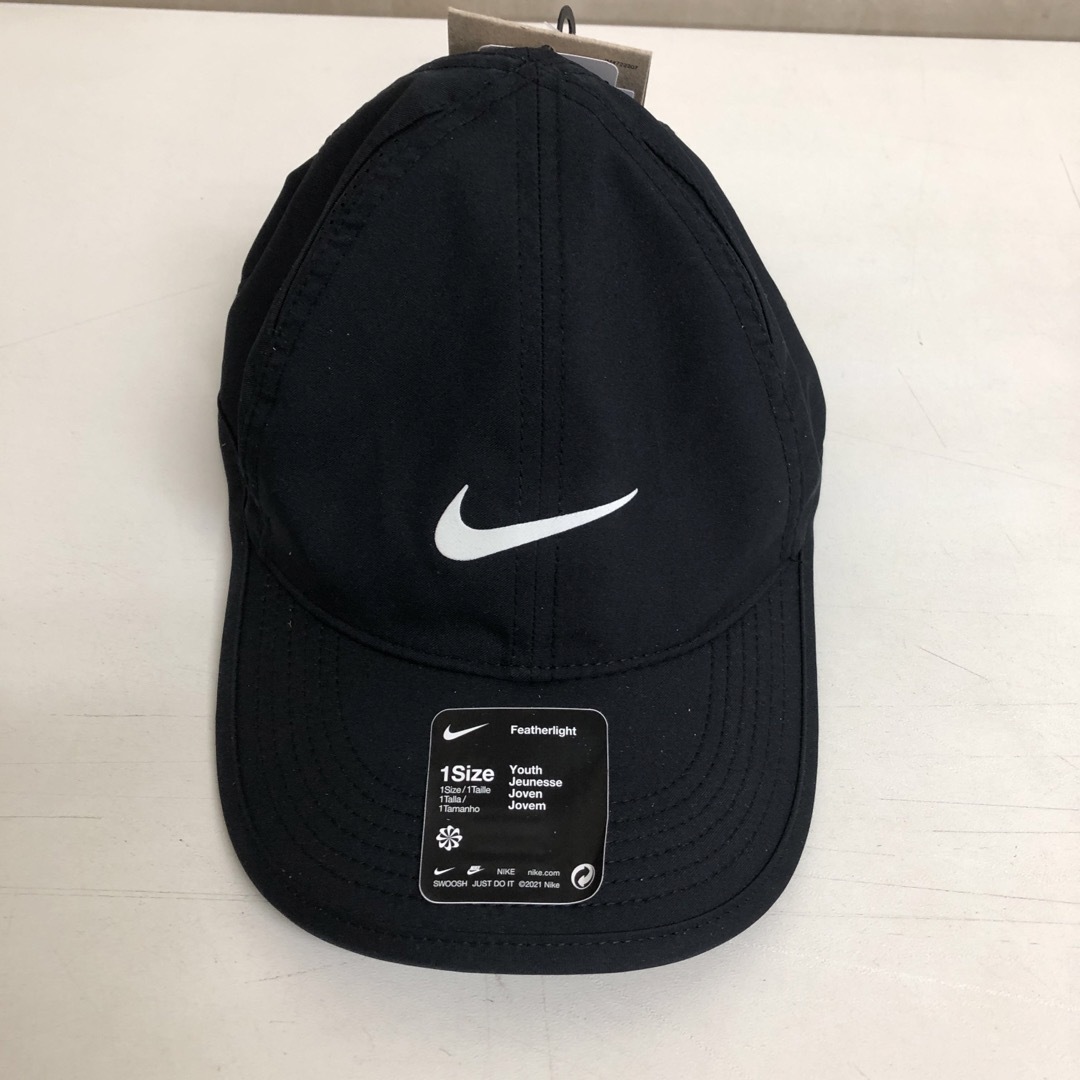 タグ付き NIKE ジュニアキャップ 739376010ブラック53-56センチの通販