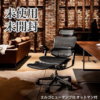 【Gさま専用】エルゴヒューマンプロ2 オットマン付 EHP2-LPL-BF-BK(オフィスチェア)