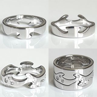 ジョージジェンセン(Georg Jensen)の【GEORG IENSEN】リング　指輪　18k ホワイトゴールド(リング(指輪))