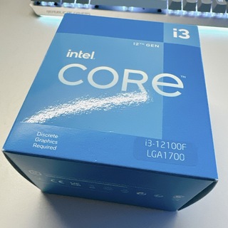 インテル(intel)のintel プロセッサー Core i3-12100F BOX BX807151(PCパーツ)