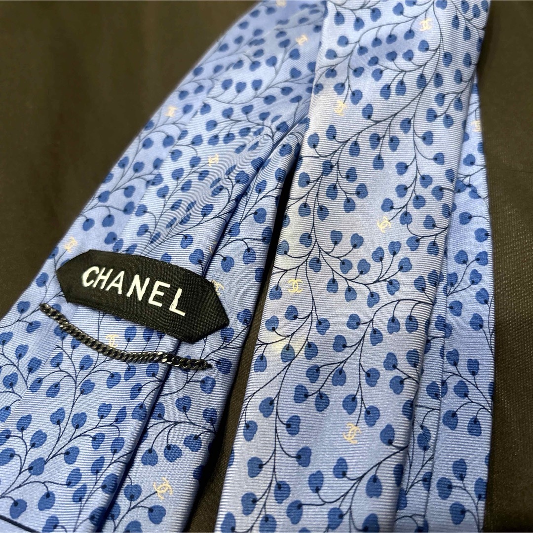 CHANEL(シャネル)の【CHANEL】イタリア製　ココマーク　花柄ネクタイ【シャネル】 メンズのファッション小物(ネクタイ)の商品写真