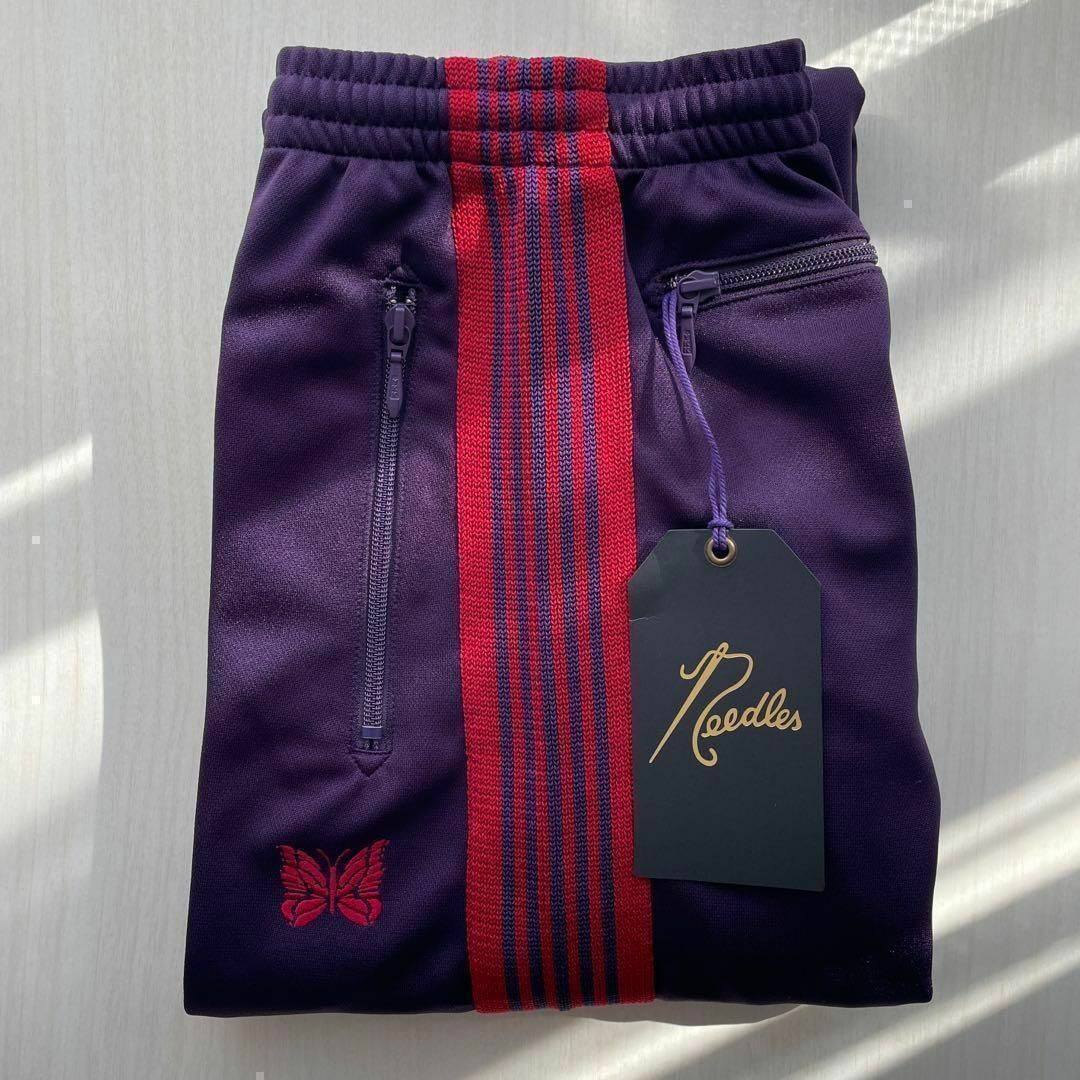 Needles(ニードルス)のヒザデルパンツ　XS ダークパープル　Dk.purple 赤　11 メンズのパンツ(スラックス)の商品写真