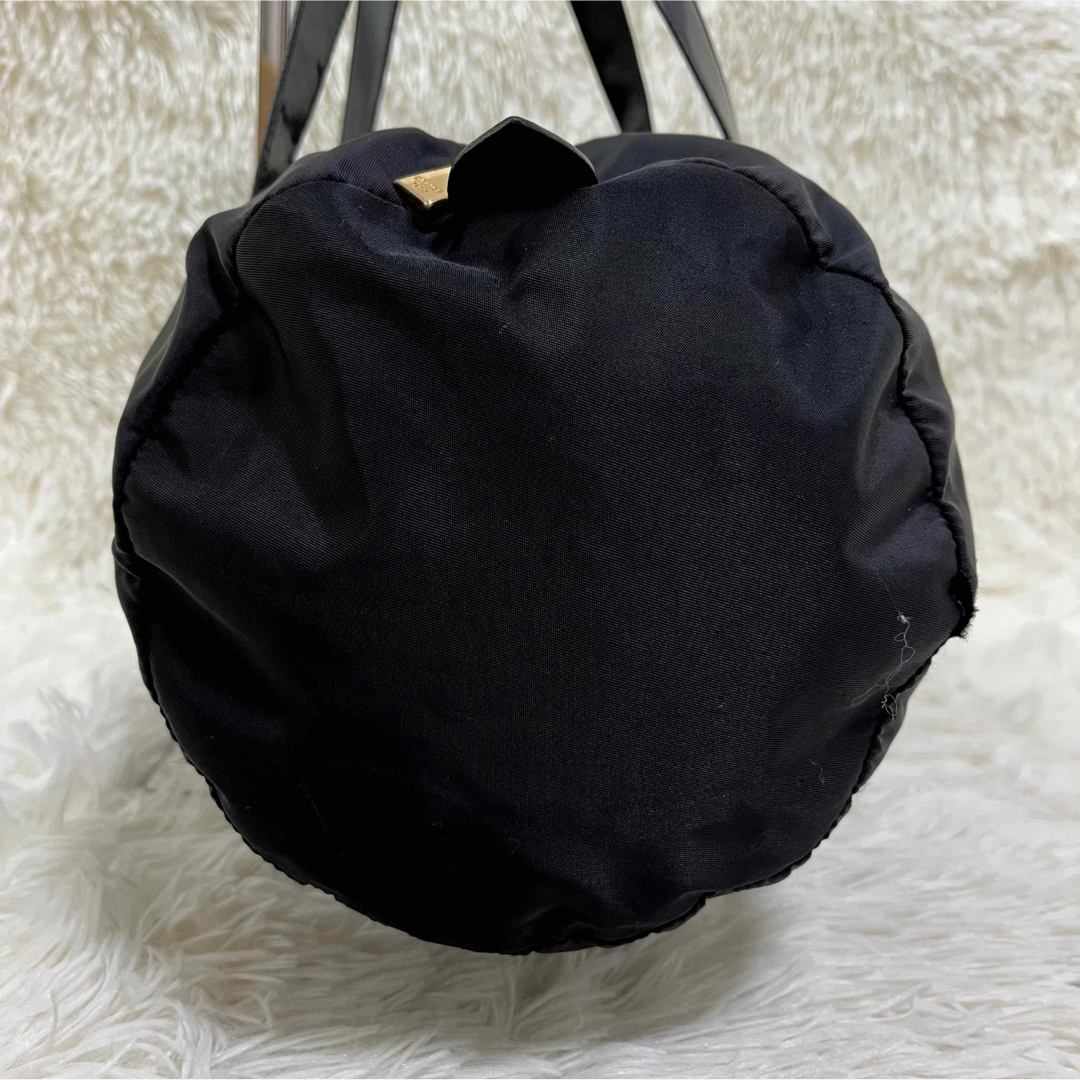 celine(セリーヌ)の✨極希少✨　CELINE ボストンバック　サークルロゴ　金金具　ナイロン　丸型 レディースのバッグ(ボストンバッグ)の商品写真