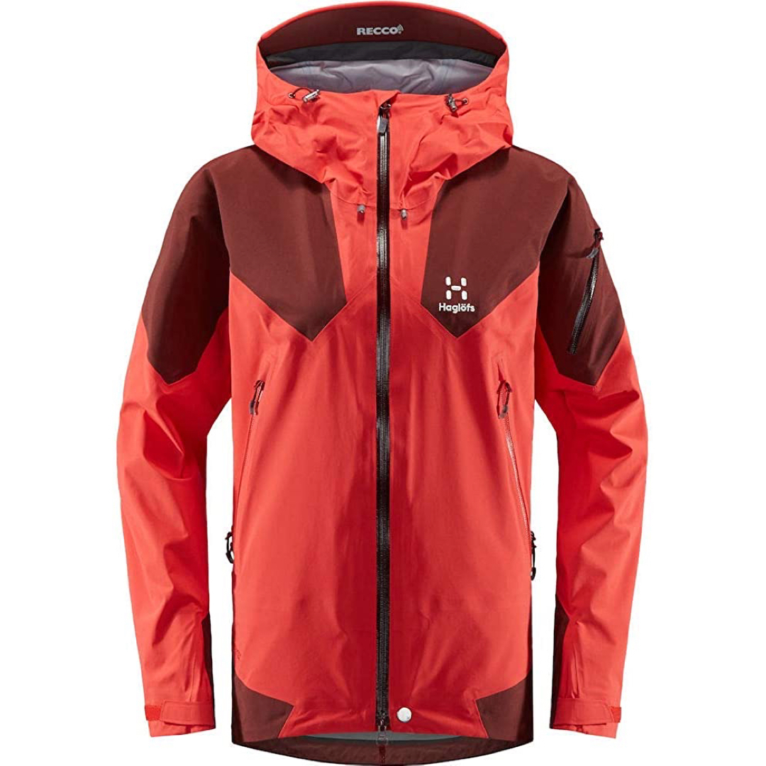 Haglofs - HAGLOFS ホグロフス ハードシェルジャケット 604358赤 Haglofs - HAGLOFS ホグロフス ハードシェルジャケット 604358赤