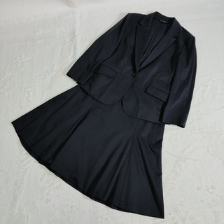 【大きいサイズ】 23区 スカートスーツ セットアップ 44&42T 濃紺