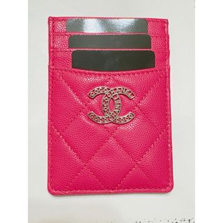 シャネル(CHANEL)のCHANEL シャネル　カードケース　ピンク　ココマーク　シルバー　限定　新品(財布)