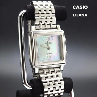 カシオ(CASIO)のCASIO LILANA リラーナ 電波ソーラー腕時計 素敵なシェル文字盤 (腕時計)