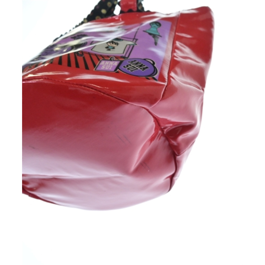 ANNA SUI(アナスイ)のAnna Sui アナスイ トートバッグ - 赤x紫x黒等(総柄) 【古着】【中古】 レディースのバッグ(トートバッグ)の商品写真