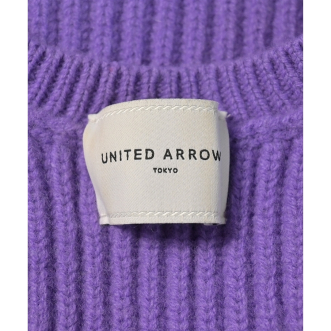 UNITED ARROWS(ユナイテッドアローズ)のUNITED ARROWS ニット・セーター -(M位) 紫 【古着】【中古】 レディースのトップス(ニット/セーター)の商品写真