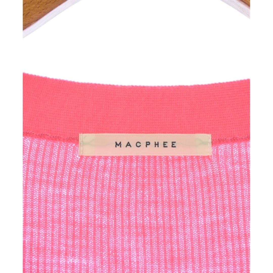 MACPHEE(マカフィー)のMACPHEE マカフィー カーディガン S ピンク 【古着】【中古】 レディースのトップス(カーディガン)の商品写真