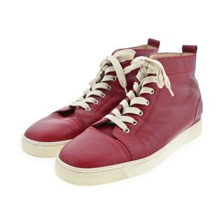 クリスチャンルブタン(Christian Louboutin)のChristian Louboutin スニーカー EU42(27cm位) 赤 【古着】【中古】(スニーカー)