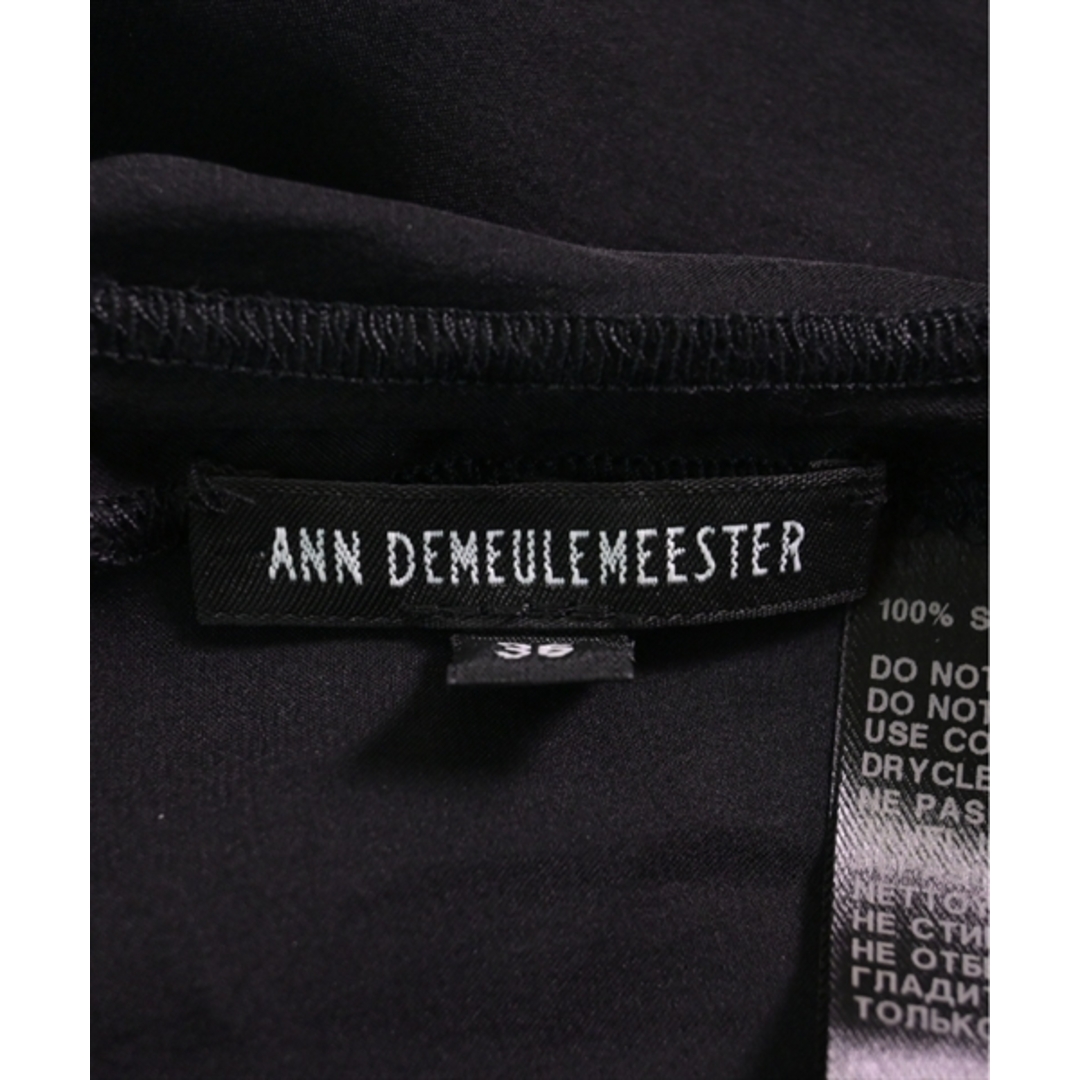 Ann Demeulemeester(アンドゥムルメステール)のANN DEMEULEMEESTER ブラウス 36(S位) 黒 【古着】【中古】 レディースのトップス(シャツ/ブラウス(長袖/七分))の商品写真