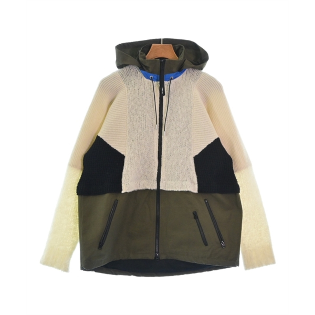 sacai(サカイ)のsacai サカイ ブルゾン（その他） 1(S位) 白xカーキ 【古着】【中古】 メンズのジャケット/アウター(その他)の商品写真