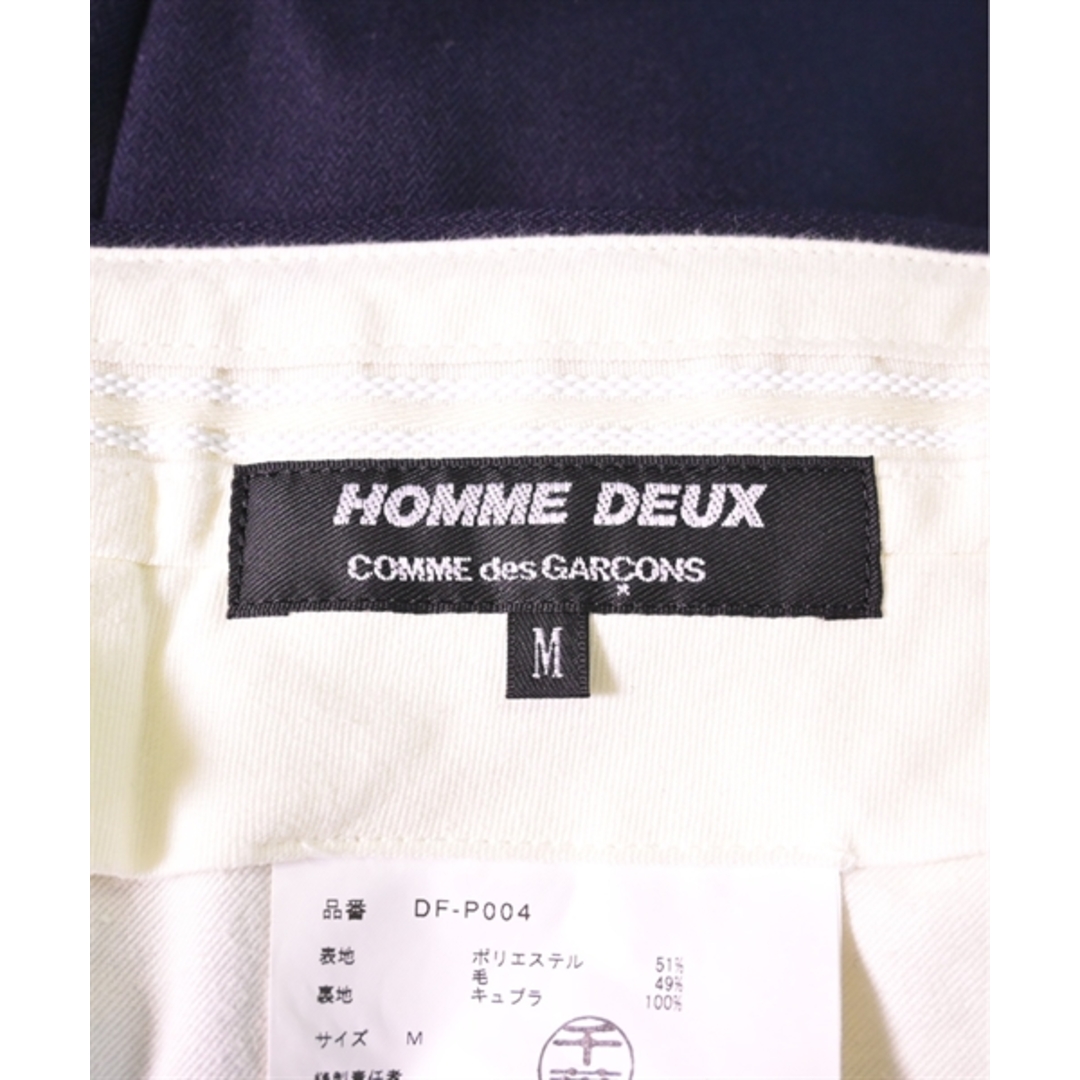COMME des GARCONS HOMME DEUX(コムデギャルソンオムドゥ)のCOMME des GARCONS HOMME DEUX スラックス M 紺 【古着】【中古】 メンズのパンツ(スラックス)の商品写真