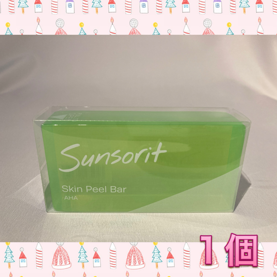 sunsorit(サンソリット)のサンソリット  スキンピールバー AHA 緑 1個 コスメ/美容のスキンケア/基礎化粧品(洗顔料)の商品写真