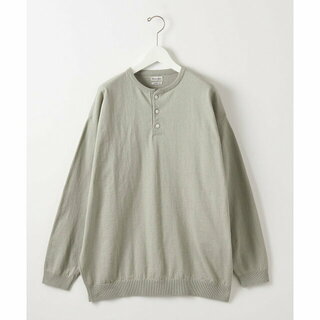 スティーブンアラン(steven alan)の【BEIGE】<Steven Alan> KUBO HENLEY NECK LONG SLEEVE KNIT -LOOSE/ニット(その他)