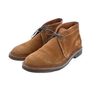 オールデン(Alden)のALDEN オールデン ビジネス・ドレスシューズ 8(26.5cm位) 茶 【古着】【中古】(ドレス/ビジネス)