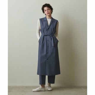 スティーブンアラン(steven alan)の【NAVY】<Steven Alan>TWILL NO SLEEVE DRESS/ワンピース(ロングワンピース/マキシワンピース)