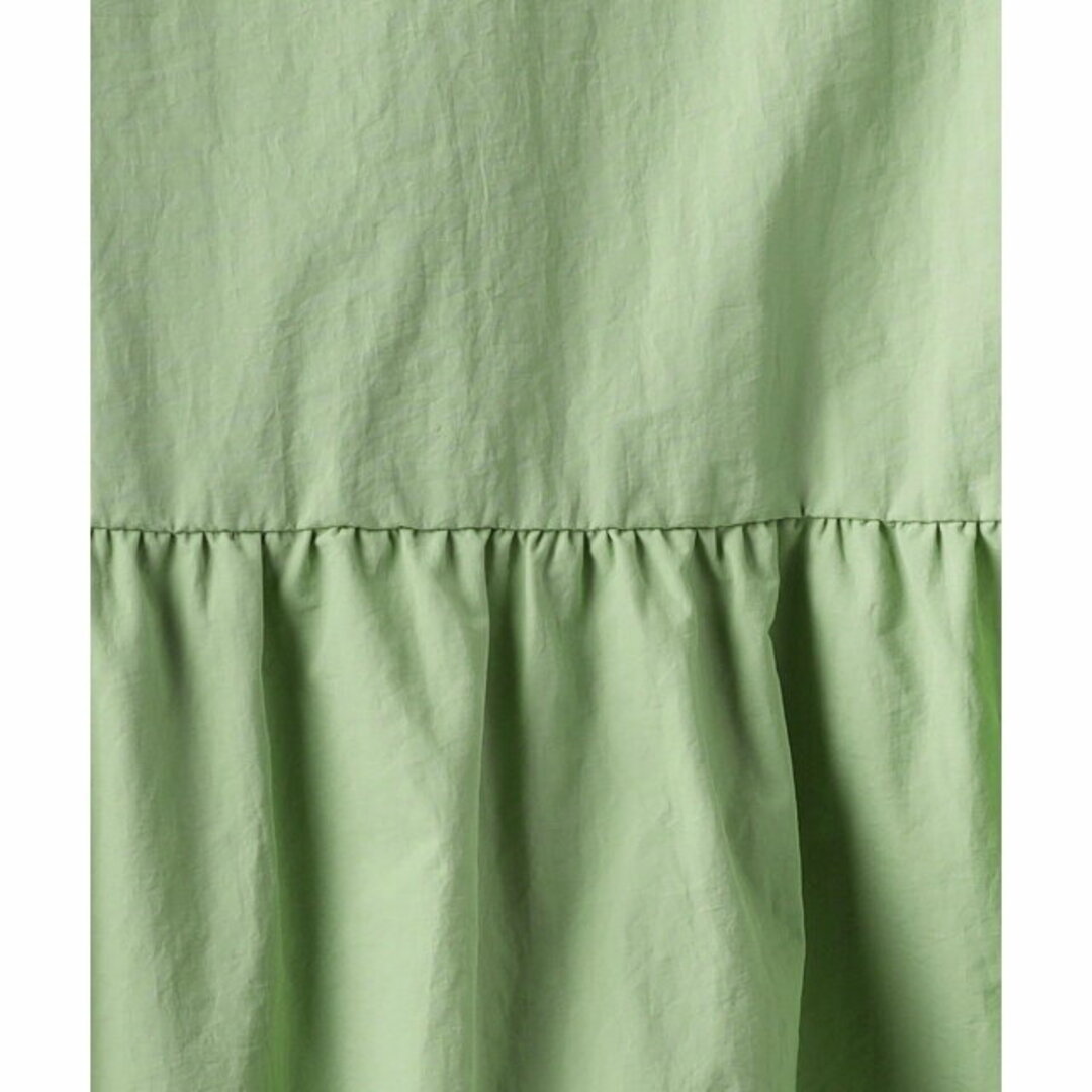 UNITED ARROWS green label relaxing(ユナイテッドアローズグリーンレーベルリラクシング)の【LIME】【140cm】<LAND&WATER>パフスリーブ ワンピース 140cm-150cm - UVカット - キッズ/ベビー/マタニティのキッズ服女の子用(90cm~)(ワンピース)の商品写真