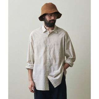 【BEIGE】<Steven Alan> C/S/L CHECK REGULAR COLLAR SHIRT -ALINE/シャツ