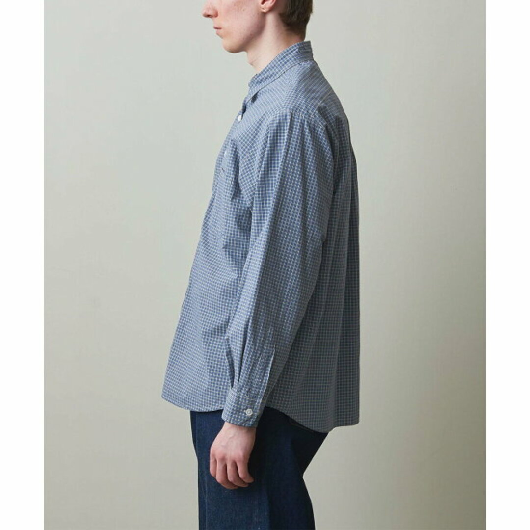 steven alan(スティーブンアラン)の【COBALT】【XL】<Steven Alan> POPLIN MINI/CHK REVERSE SEAM SHIRT -LOOSE/シャツ その他のその他(その他)の商品写真