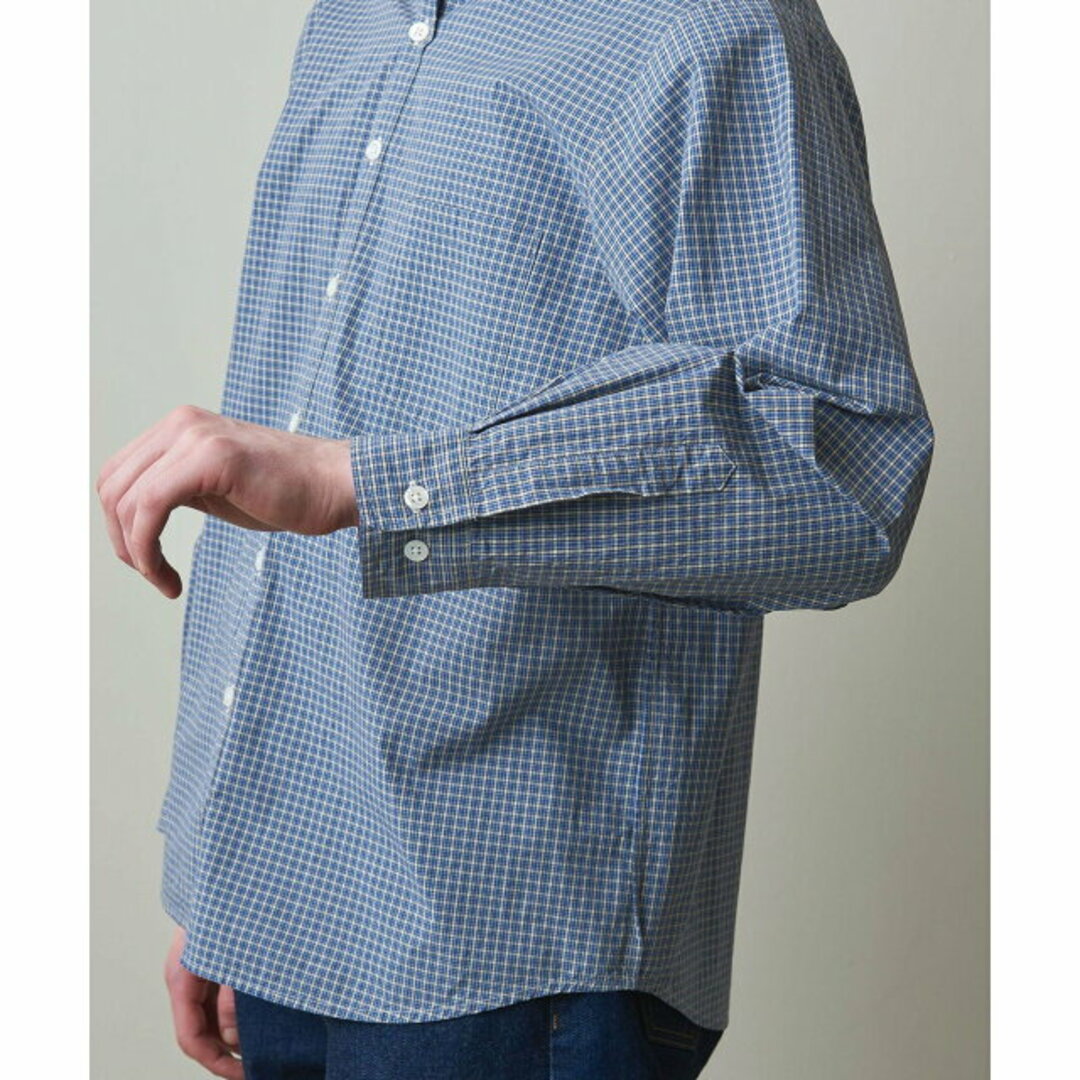 steven alan(スティーブンアラン)の【COBALT】<Steven Alan> POPLIN MINI/CHK REVERSE SEAM SHIRT -LOOSE/シャツ その他のその他(その他)の商品写真