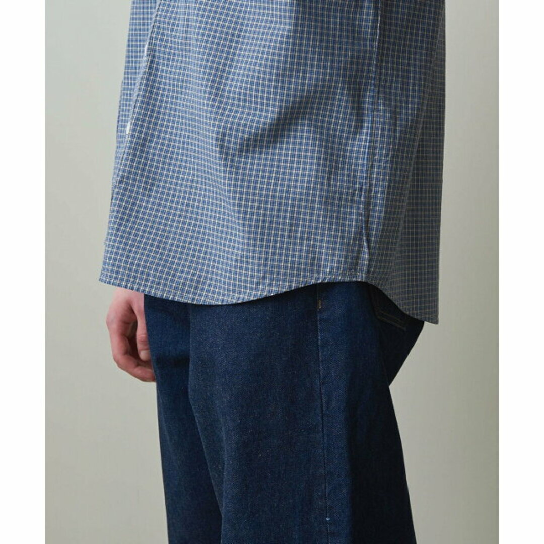 steven alan(スティーブンアラン)の【COBALT】<Steven Alan> POPLIN MINI/CHK REVERSE SEAM SHIRT -LOOSE/シャツ その他のその他(その他)の商品写真