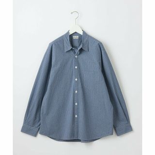 スティーブンアラン(steven alan)の【COBALT】<Steven Alan> POPLIN MINI/CHK REVERSE SEAM SHIRT -LOOSE/シャツ(その他)