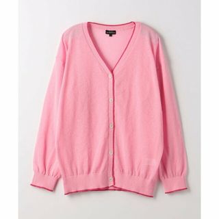 ユナイテッドアローズグリーンレーベルリラクシング(UNITED ARROWS green label relaxing)の【LT.PINK】TJ シアー Vカラー ライン カーディガン 150cm-160cm(その他)