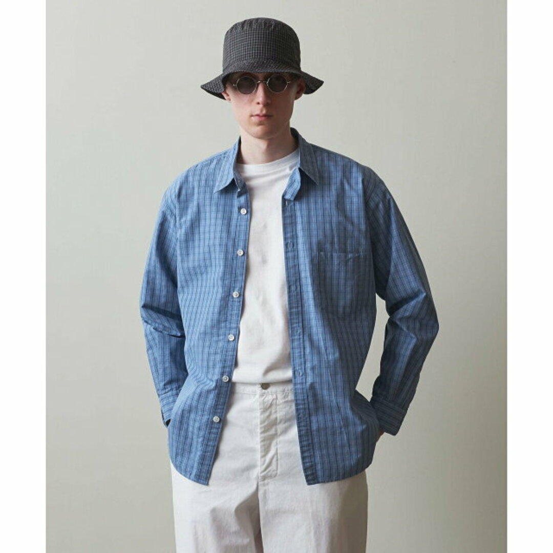 steven alan(スティーブンアラン)の【COBALT】<Steven Alan> T/C BRD CHECK REVERSE SEAM SHIRT -BOLD/シャツ その他のその他(その他)の商品写真